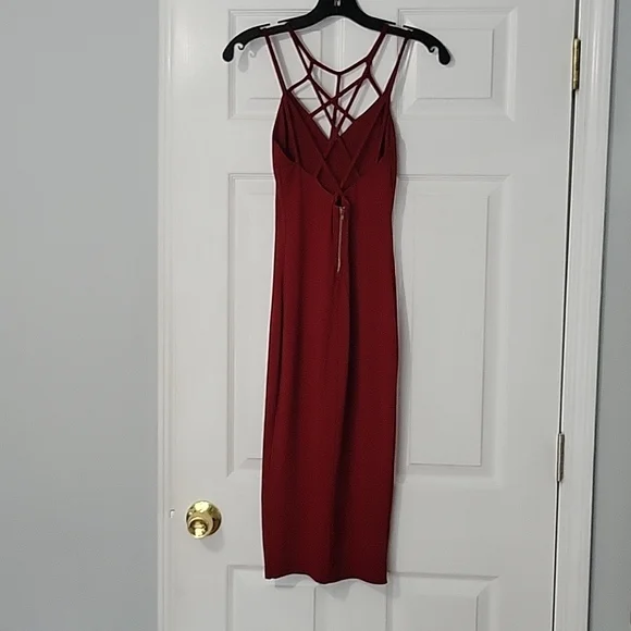 Privy|Burgundy Dress|Size Small| - Picture 2 of 16
